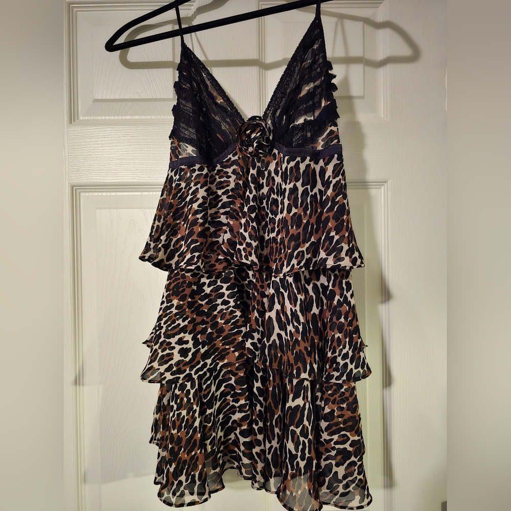 Betsey Johnson Leopard Print Intimates